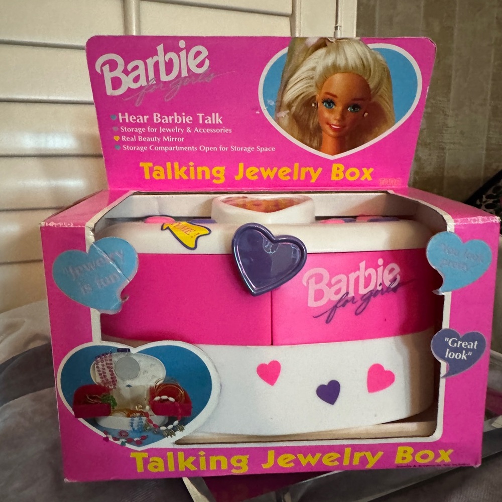 Vintage Barbie Talking Jewelry‎ Box